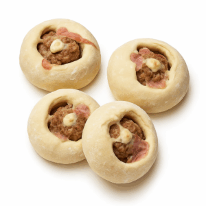 Пирожки открытые с мясом