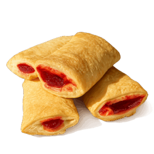 Слойка с клубниным джемом